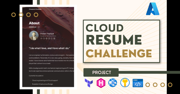 Cloud Resume Challenge (Azure)